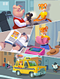Russia, Aleksandra Lajman : Russia illustration for video game