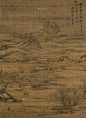 王翚——《春耕闲话》【癸亥雨窗，仿赵大年笔法】人物山水 立轴镜心欣赏 | 
清|王翚(1632-1717)字石谷，号耕烟散人、鸟目山人、剑门樵客等。被称为“清初画圣”。与王时敏、王鉴、王原祁并称“四王”，加上吴历、恽寿平合称“清初六家”或“四王吴恽”。擅山水人物花鸟草虫，笔法洒脱，用墨疏淡清逸。虞山派创始人。