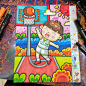 运动主题儿童画『打篮球⛹️』