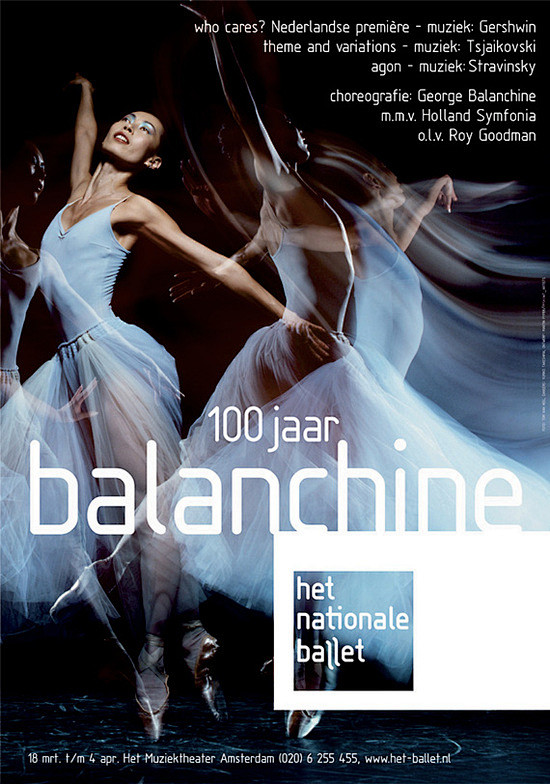 荷兰国家芭蕾舞团演出海报设计 #采集大赛...