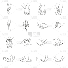 一条鲸鱼呐采集到手部结构