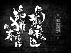 从小就很皮采集到艺术字