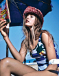 Elle France July 2014 | Katelin Lindgard by Steve Hiett [Editorial]