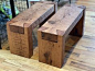 其中包括图片：White Oak Dovetail Benches | Wood furniture diy, Diy wood projects furniture, Wood table diy