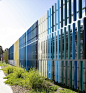Blacktown Animal Rehoming Centre (BARC) by Sam Crawford Architects : Bold colour and  six ﬁnger-like buildings
