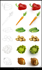 Vegetables by =Azot-2013 on deviantART