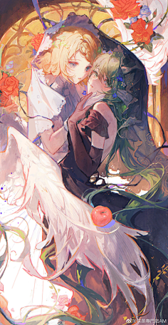 双女主-花瓣网|陪你做生活的设计师 | 底图，ai绘画，商用，权版权说明：根据【stable-diffusion/LICENSE】许可协议
