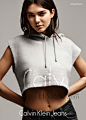 Calvin Klein Jeans #mycalvins Denim Series全新系列广告大片肯达尔·詹娜 (Kendall Jenner) 、男模Simon Nessman