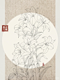 百合线稿 - 小红书搜索