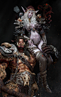 战争贩子Grom Hellscream And Sylvanas Windrunner模型 - 角色/人物/生物 - 作品模型 - CG模型网