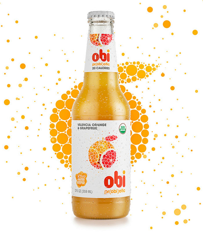 Obi Pr(obi)otic果汁包装设...