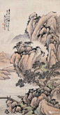 黄山寿 山水国画