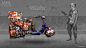 Vintage Sci-fi Delivery Vehicles Concept