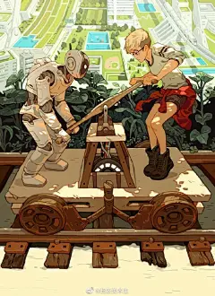 充满童趣想象力的复古造型
.
人物插画、概念设计师
.
Sachin Teng
.
板绘创意设计 ​​​​