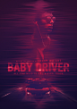 Baby Lost in Music : My entry to Baby Driver competition. Wanted to portray Baby lost in music, by blending him with sound waves. Digitally painted and textured in PS.