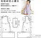 碎花小裙子。 #服装制作手绘图# #服饰制作裁片# #布艺手工DIY # #服装纸样#  @予心木子 