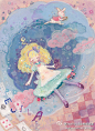 DearYuki森女新闻速递：#森女插画#爱丽丝还在Wonderland，我为什么一定要面对现实？