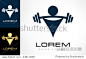 bodybuilder logo