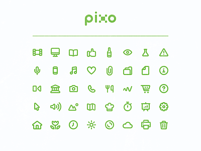 Pixo的图标集