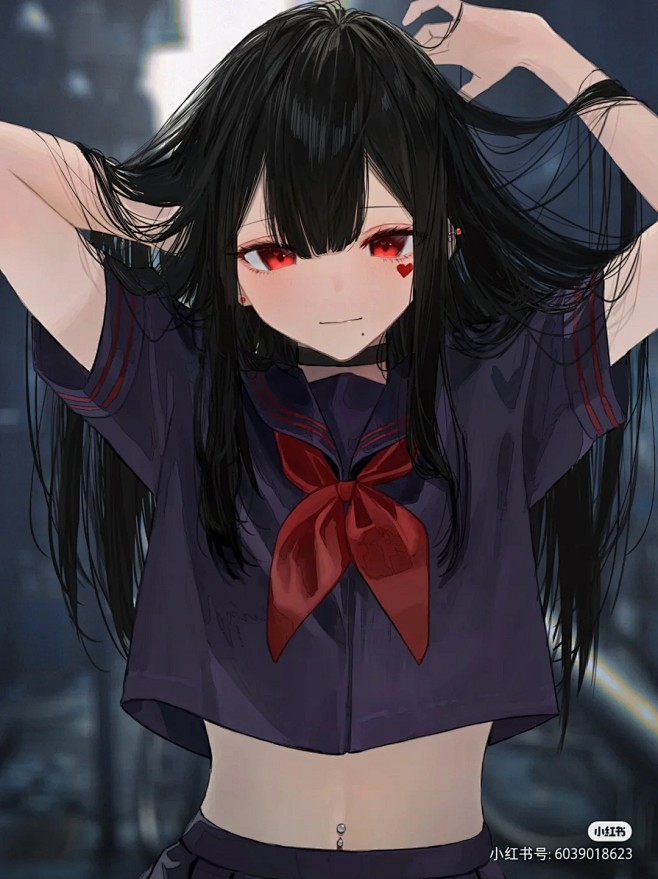 黑长直 水手服