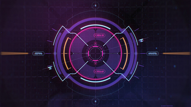 Holographic HUD elem...