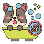 宠物美容icon ai矢量插画图标 png免抠素材 svg网页ui设计模板