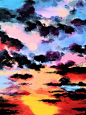 Saatchi Art Artist Chen Xi; Painting, “Cloudscape 2” #art