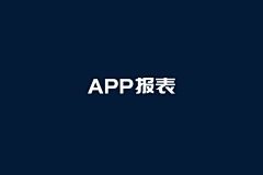 灯半昏时-月半明时采集到app报表页面