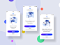 Mobile Banking Payment App Mockup user experience ux user analysis mobile app development mobile app experience mobile app design app ios banking app application design isometric illustration typography design ux ui