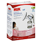 NUK Expressive Manual Breast Pump : The NUK Expressive manual breast pump is perfect for moms who frequently pump on the go. Designed to be used anywhere and anytime, this easy-to-use pump features simple suction control. The ergonomic handle is placed cl