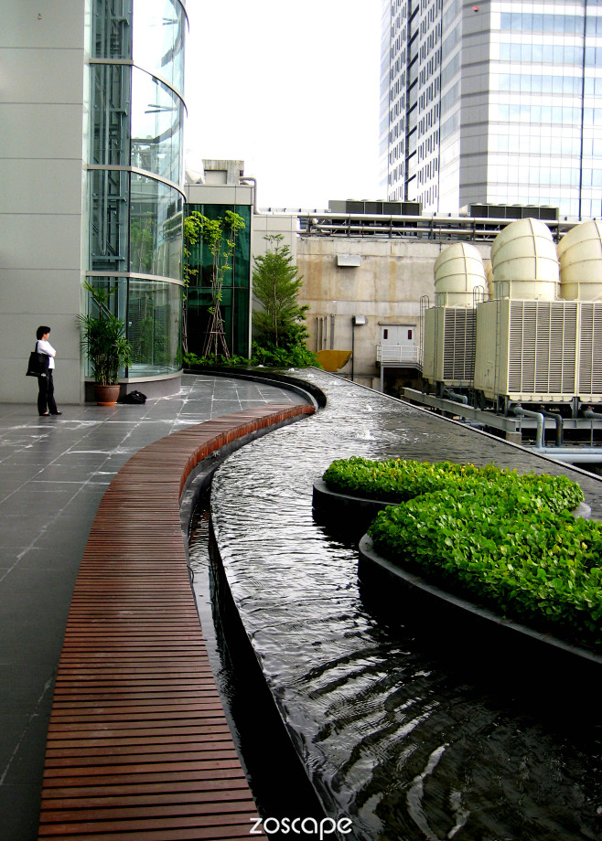 水景设计#zoscape#水景意向图#动态水景#跌水景观#流水设计