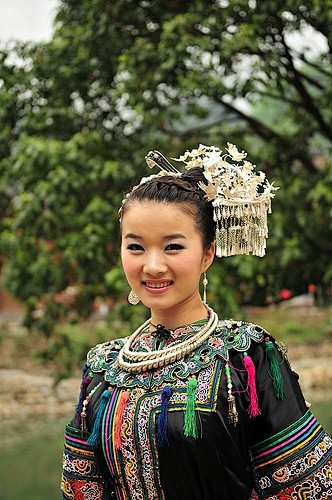 Miao Girl in Xijiang...