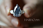 钻石之王海瑞·温斯顿 (Harry Winston) 两千四百万美金拍得13.22克拉稀世蓝钻