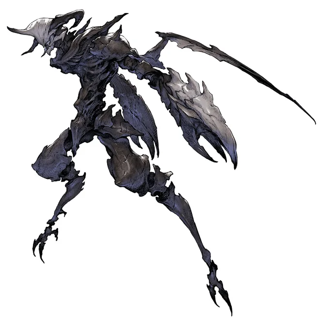 Levania, Bloodless Monster Art from NieR Reincarnation-花瓣网