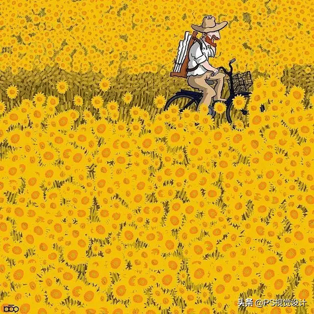 [转载]他用插画描绘了梵高的非凡人生，没...