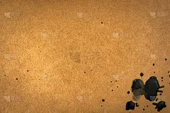 旧纸纹理与墨水滴。书法、文学和情书的概念。复制空间背景照片