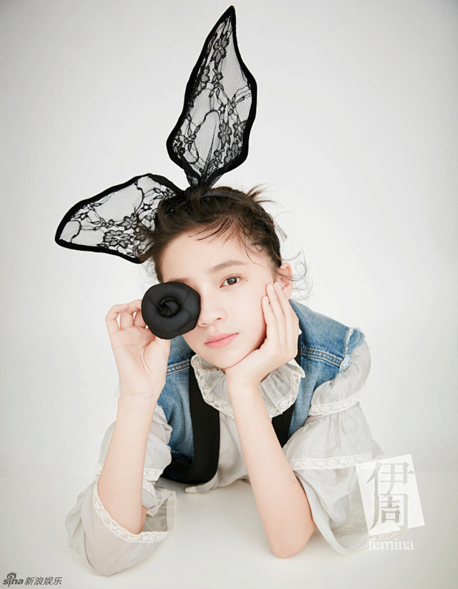 组图：欧阳娜娜三姐妹最新大片青春活力 :...