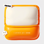 03312-4129519930-orange long upper shan,inflatable,plastic bag,cartoon,(white background _1