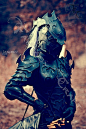 Drow or Dark Elf leather corset armour by ~I-TAVARON-I on deviantART