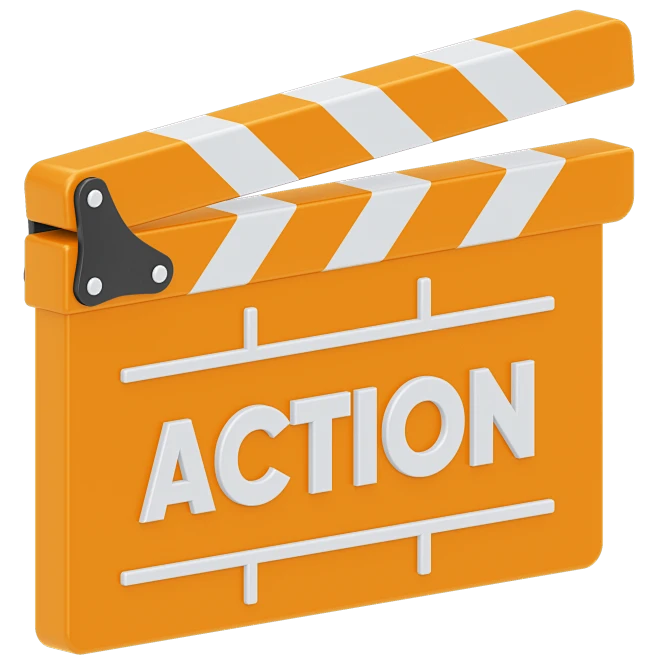 Action Clapper - 29款电影3D图标 MOVIE! 3D Icon Pack-花瓣网