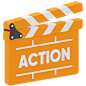 Action Clapper - 29款电影3D图标 MOVIE! 3D Icon Pack