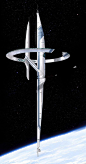 Space Fiction, Futuristic, Spaceship, FUSE Proto Space Station by ~MeckanicalMind on deviantART: 