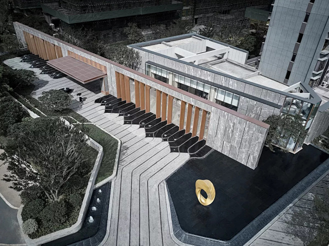 厦门前海湾展示中心建筑设计/PTA上海柏...