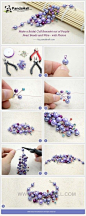 手工教程：DIY紫色小饰品 (4)