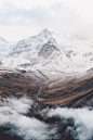 #冷色调#
山/雪山/手机壁纸