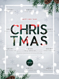 PSD浅色冬天圣诞节促销淘宝天猫微电商海报背景卡片设计素材ps104-淘宝网