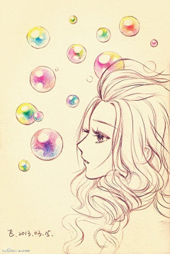 吧叽吧咭采集到漫画少女控