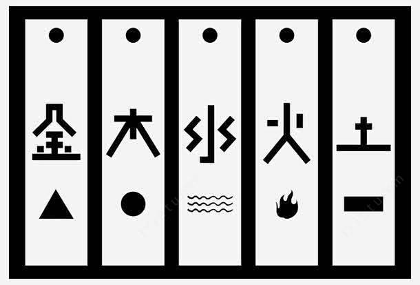 金木水火土png免抠素材_新图网 https://ixintu.com 金 木 水 火 土 艺术字 五行 金木水火土