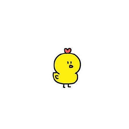 小鸡小鸭的小头像四枚绵羊画的小头像