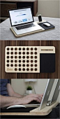 Work at home? You're awesome. And so is this gorgeous lap desk. | Made on <a href="http://Hatch.co" rel="nofollow" target="_blank">Hatch.co</a> by independent makers & designers